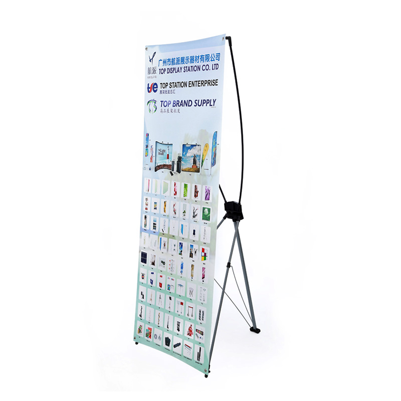 Plastic Metal x banner stand HP-X-05