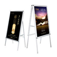 Double-sized Aluminum Poster Stand HP-PS-01