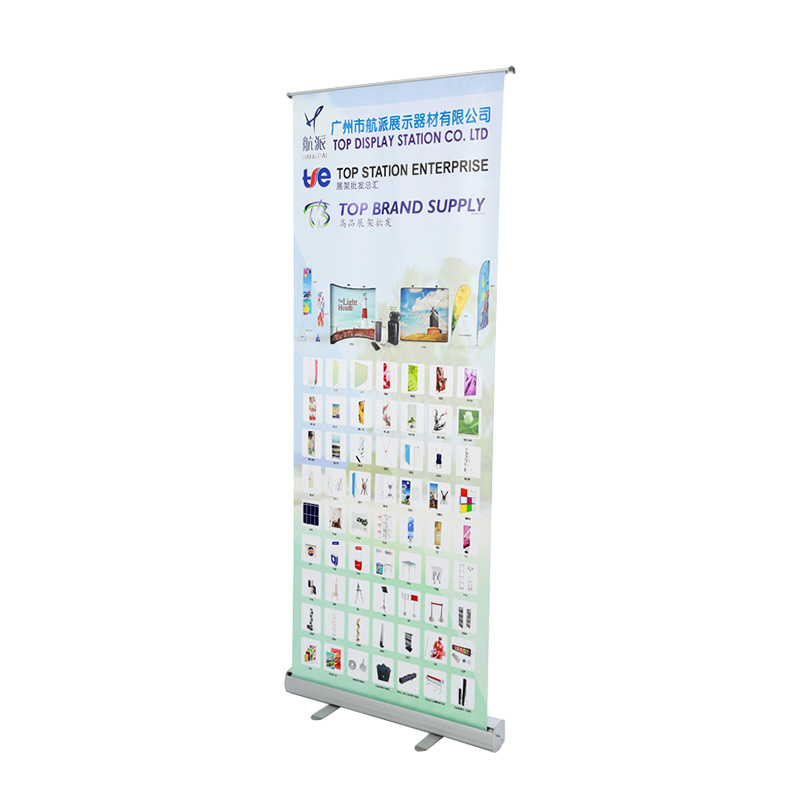 Retractable Outdoor Aluminum Roll Up banner stand