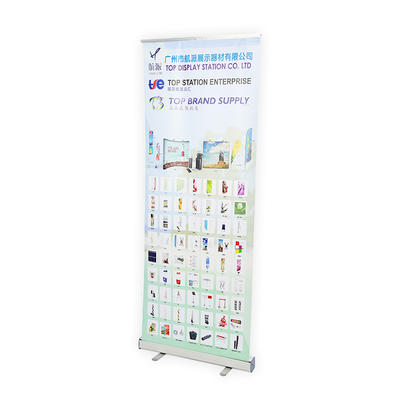 Plastic advertising roll up banner stand 80*200cm